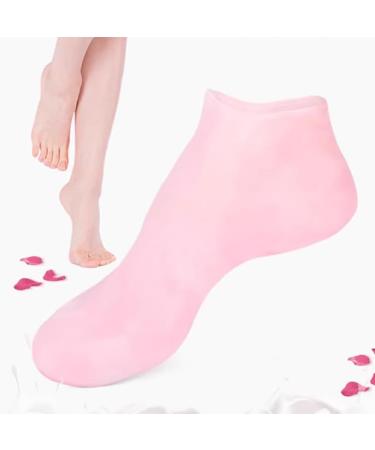 Dajidafu 2pair Silicone Exfoliating Tools for Smooth Feet Say Goodbye to Rough Skin Silica Gel Moisturizing Socks Silicone Socks colour of skin One size fits all Colour of Skin One size fits all - Buy Online on SooperMarket.com