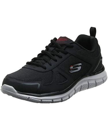 Skechers Men's Track Scloric Oxford 8.5 Black/Red