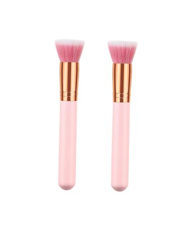 Healeved 2pcs Makeup Brush for Woman Cosmetics Brush Fine Bristles Concealer Brush Highlighter Brush