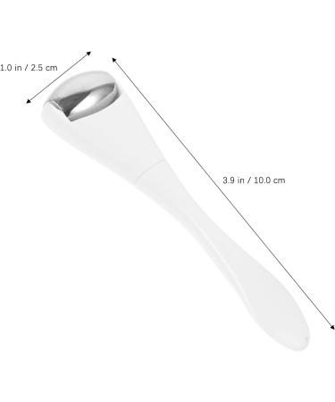 Healeved Stainless Steel Ice Roller Facial Eye Massage Roller Skin Care Tool with Plastic Handle for Puffiness Relief Tighten Pores - Buy Online on SooperMarket.com