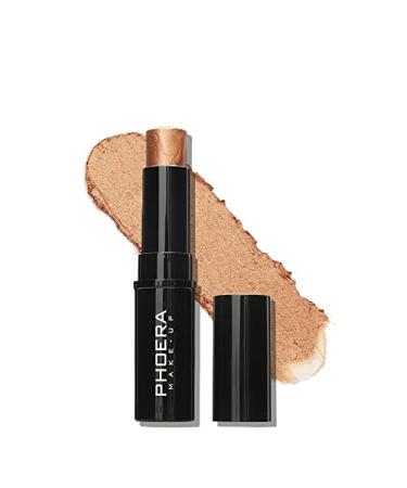 Phoera   Makeup Shimmer Skin stick Highlighter Contour Concealer Makeup Stick Buildable Cream to Powder formula (404 SUNKISS)