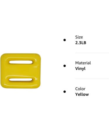Scuba Choice Yellow Vinyl Coated Diving Lead Weights 2.3LB - Assorted Set - Buy Online on SooperMarket.com