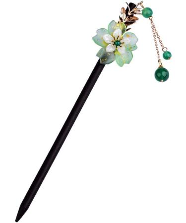 OSALADI Hanfu Hairpin Chinese Hairpins Tassel Hair Chopsticks Hair Sticks Tassel Hair Bun Stick Hanfu Hair Stick Vintage Hair Chopsticks Flower Tassel Glass Miss Chinese Style Hair up - Buy Online on SooperMarket.com