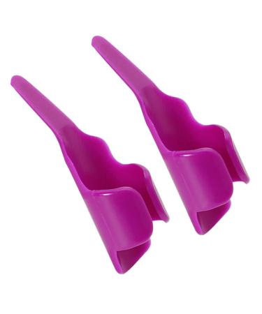 Sewing Fingerthing Pusher Finger Protector Professional Quilt Processing Sewing Accessories Tool Fingerthing Thread Controller Suitable for All Ironing Station -2PCS