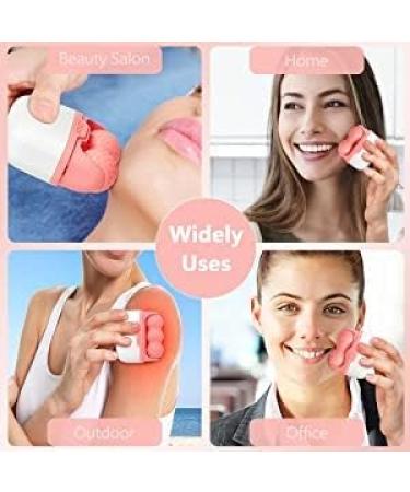 Buy Ice Roller for Face & Eyes - 2 in 1 Facial Skin Care Tool | Reduce Puffiness & Relieve Migraine - Pink Carry Case Included - Buy Online on SooperMarket.com
