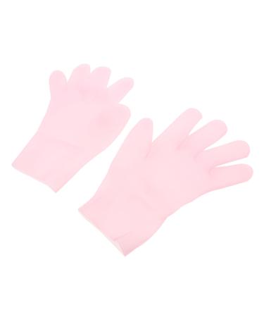 PLAFOPE 1 Pair Moisturizing Gloves Hands Care Cracked Hand Gloves Hand Moisturizer Exfoliating Hand Masks Hands Beauty Masks Moisture Gel Gloves Overnight Gloves for Dry Hands - Sebs 21.5X11.5cm