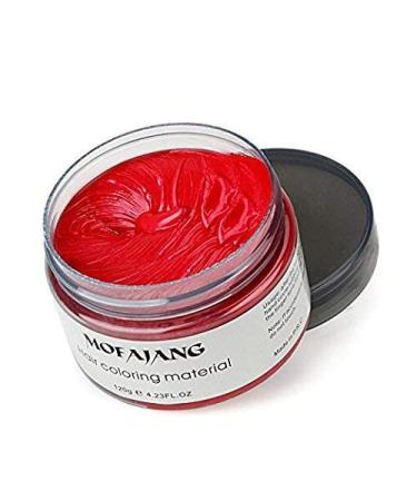 Natural Red Hair Wax EFLY 4.23 oz - Disposable DIY Hairstyle Mud Cream for Party Cosplay - Easy to Clean - Buy Online on SooperMarket.com