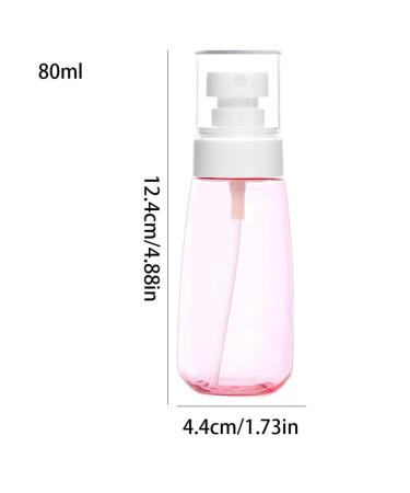 80ml Refillable Small Spray Bottle - Fine Mist Plastic Liquid Sprayer for Travel & Home Use - Buy Online on SooperMarket.com