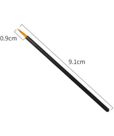 Geynutaly 100Piece Beauty Makeup Eyeliner Brushes Disposable Eyeliner Brush with Cap White - Buy Online on SooperMarket.com