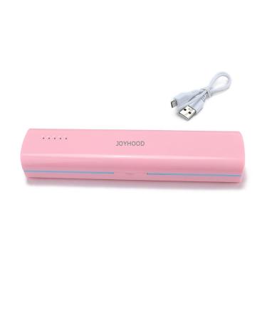 UV-C Portable Intelligent Ultraviolet Toothbrush Disinfection Box Toothbrush Holder USB Charging Type-C Interface Safe and Fast Disinfection Universal Toothbrush (B)