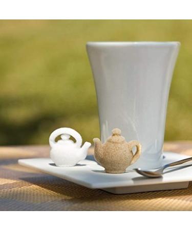 Canasuc Paris A La Bonne Heure Pur Sucre de Canne Assorted Teapot Sugar Pieces Gift Box - White & Amber, 3.5 oz (Pack of 1) - Buy Online on SooperMarket.com
