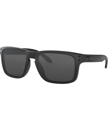 Oakley Holbrook OO9102 Men's Sunglasses Bundle with Leash + VISIOVA Accessories - Matte Black/Grey (9102e5) - Buy Online on SooperMarket.com