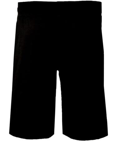 Alalaso Men's Summer Cargo Shorts - Straight Solid Design with Drawstring Waist, Pockets for Camping, Travel, Fishing - Black, Size Medium - Buy Online on SooperMarket.com