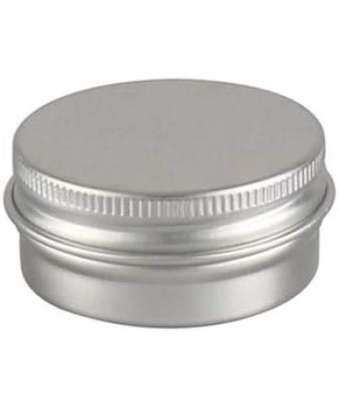 Tianzd 100pcs 10ml Aluminum Tins - Silver Screw Cans for Cosmetics Ointments & Candles | Includes 3 Spoons & 100 Etiquette Labels - Buy Online on SooperMarket.com