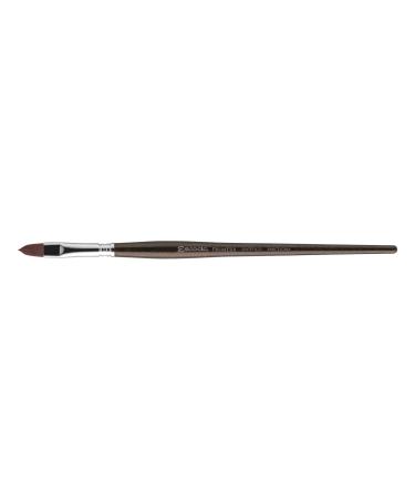 Escoda Primera Series 1960 Artist Watercolor and Acrylic Paint Brush, Synthetic Maroon Teijin Filament, Filbert, Size 16 Size 16 Filbert