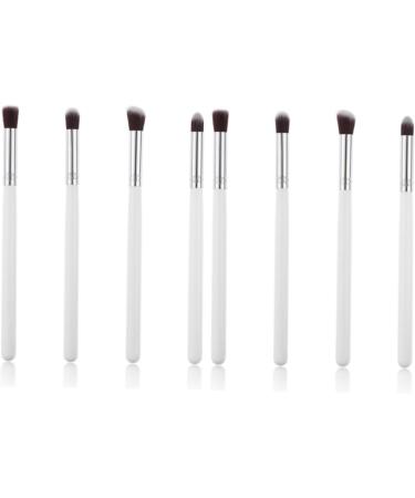 Baluue 8 Pcs Eye Make-up Brush Kit Eye Kits Concealer Brush Makeup Medium Eyeshadow Brush Blush Brush White - Buy Online on SooperMarket.com