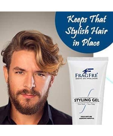 FRAGFRE Firm Hold Hair Gel 8 oz - Fragrance Free, Paraben Free, Hypoallergenic Styling Gel - Vegan & Gluten Free - Non-Irritating Formula - 1 Pack, 8 Fl Oz - Buy Online on SooperMarket.com