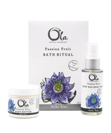 Ola Passion Fruit Gift Set - Body Butter Deep Sea Mist and Bath Ritual