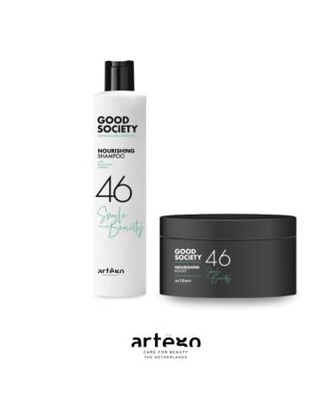 Artego Good Society 46 Nourishing Shampoo 250ml - Gentle Cleansing & Nourishment for Skin & Hair | International Shipping Available - Buy Online on SooperMarket.com