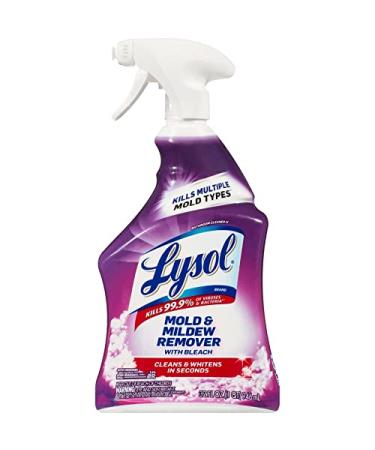 Lysol Bathroom Cleaner Spray with Mold and Mildew Remover, Bleach, 32 oz (Pack of 12)