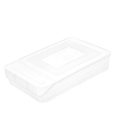 OSALADI 1pc box Multifunctional Large Refrigerator Tray Crisper Holder White Home Plastic Kitchen Capacity White 31.5x22cm