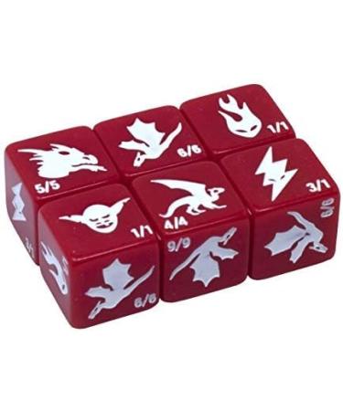 Monster Rocks 36 Token Dice Set for Magic The Gathering - 6 of Each Color - Buy Online on SooperMarket.com