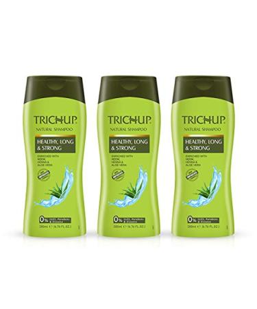 Healthy Long & Strong Herbal Hair Shampoo (200 ml x 3) (Pack of 3)
