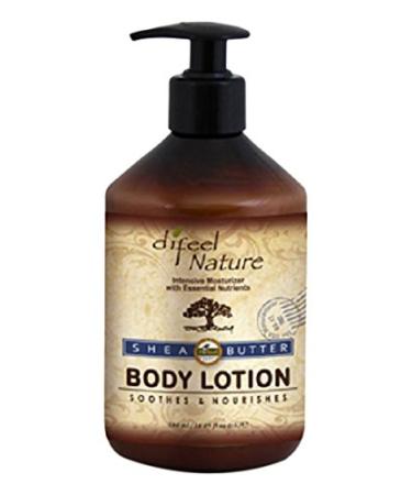 Difeel Nature Moisturizing Body and Hand Lotion - Shea Butter 16.9 ounce