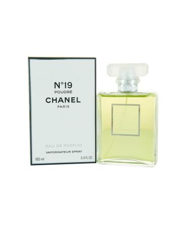 Chanel 19 Poudre By Chanel Eau De Parfum Spray 3.4 Oz Floral Orange 3.4 Fl Oz (Pack of 1)