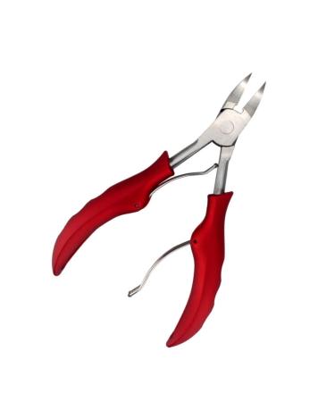 HAPINARY Nail Trimmer 1pc Nail Clippers Nail Salon Nail Art Tool Skin Pliers Needle Nose Pliers Nail Care Kit Pedicure Tools Toe Clippers for Seniors Stainless Steel Red Nail File Manicure