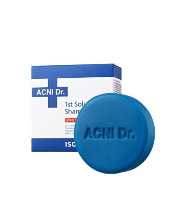 isoi ACNI Dr. 1st Solution Shampoo Bar 120g | Dandruff-Free Natural Shampoo Bar for Oily Hair | Deep Cleansing & Soothing for Acne Scalp | Plastic-Free | Clean Beauty