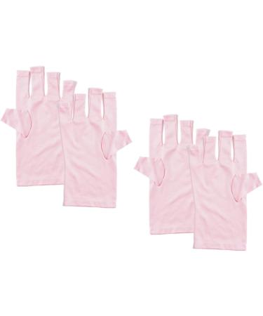 Gel Manicures Glove UV Shield Glove for Gel Manicure Fingerless Nail Glove for Nail Design 2 pairs. - Buy Online on SooperMarket.com