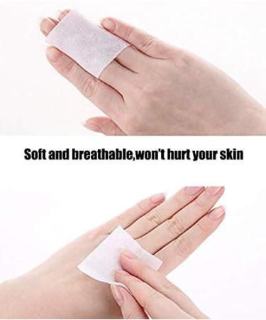 Mirea (1000PCS) White Breathable Non-woven Disposable Fabric Slim Thin Makeup Facial Soft Cotton Pads Face Deep Cleaning Paper Wiper for Make up Cosmetic Nail Polish Removing Skin Care Beauty Tools - Buy Online on SooperMarket.com