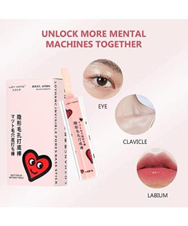 Magical Waterproof Pore Eraser & Matte Primer Stick - 2pcs Set for Face | Hydrating & Invisible Pore Makeup Blur Stick - Buy Online on SooperMarket.com