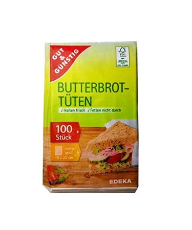 Good & Cheap 100 breakfast bags 19cmx22cm