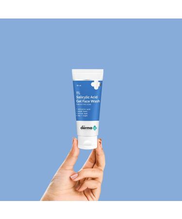 1% Salicylic Acid Gel Face Wash for Acne - Deep Cleansing & Exfoliating | Controls Oil & Reduces Breakouts | 30ml - Buy Online on SooperMarket.com