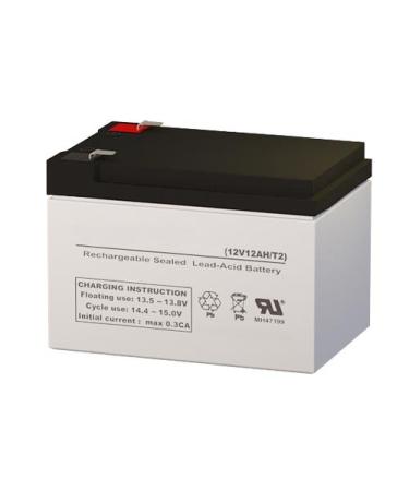 WP12-12 (91-214) 12 Volt 12 AmpH SLA Replacement Battery with F2 Terminal