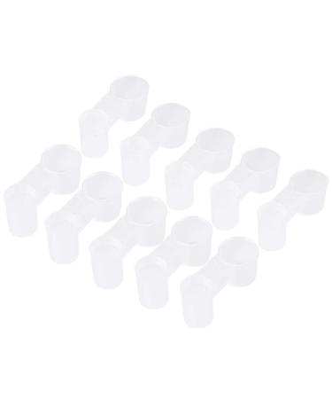 10pcs bird water drinker cup plastic water bottle bird drinker feeder cup of practical plastic water drinker cup