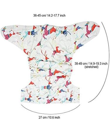 Snap Swim Diaper for Baby, Reusable Absorbent Swimsuit Nappy - One Size Fits All - Buy Online on SooperMarket.com