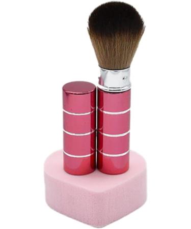 1PC Retractable Powder Brush Travel Nail Dust Brush Portable Face Blush Brush with Cover Red - Buy Online on SooperMarket.com