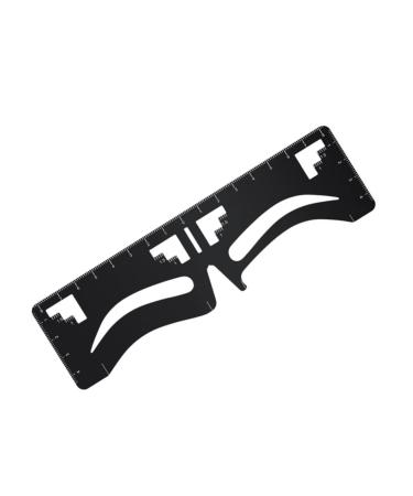 WOONEKY Metal Stencils Eyebrow Design Eyebrow Card Precision Eyebrow Ruler Template Eyebrow Stencil Scale Eyebrow Shape
