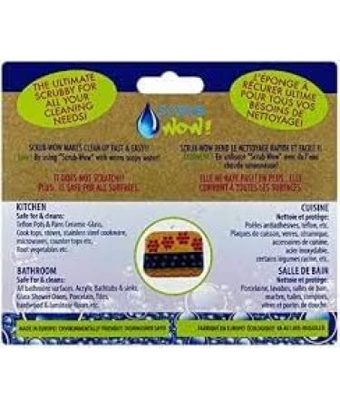 Scrub-Wow Scrubbys Extreme Value 4 Pack - All Stripes Designs (Free Scrubby) - Environmentally Friendly & Dishwasher Safe - Made in Europe - Buy Online on SooperMarket.com