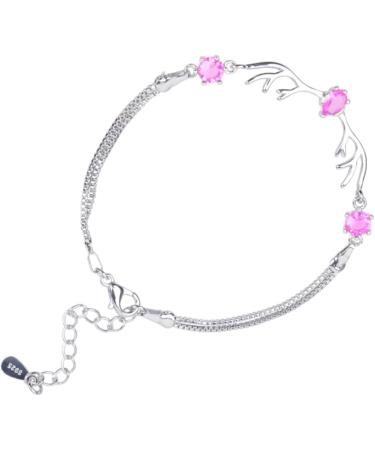 CALLARON 3pcs Jewelry Pendant Gift Antlers Miss Crystal White 18.5*1.5cmx3pcs Redx3pcs - Buy Online on SooperMarket.com