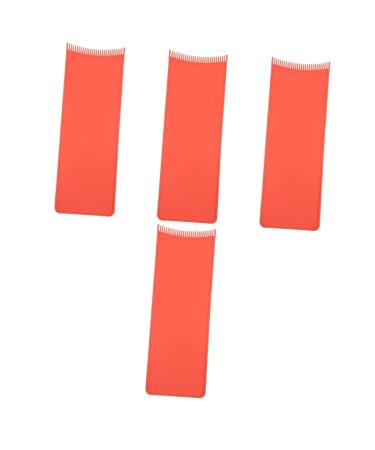 FRCOLOR 4pcs Hairdressing Tool Balayage Comb Hair Highlighting Tool Highlighting Board for Long Hair Foil Board Hair Coloring Tools Highlighting Paddle Pp Highlighter Baking Oil mediumx4pcs As Shownx4pcs