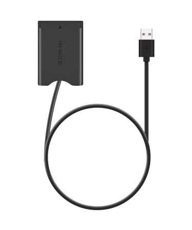 Knadgbft -13L Dummy Battery with USB-A Power Adapter DC Coupler for G7X2 G7X3 G5X2 G9X2 G1X3 G5X G9X SX620 SX720 SX730