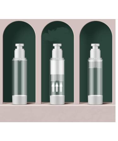Lepore 4 Pcs 30ml 50ml Plastic Airless Pump Bottle Empty Travel Pump Bottles Container Dispenser for Lotion Foundation Cosmetic Shampoo Make-up Liquids Sample - Buy Online on SooperMarket.com