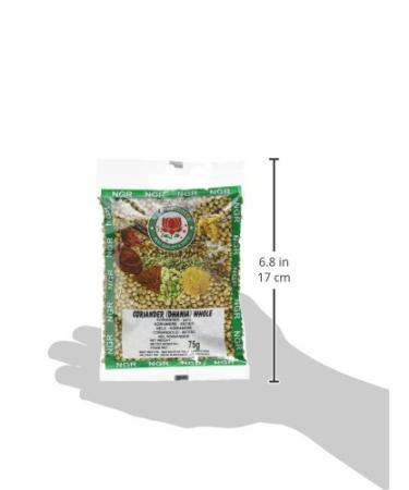 NGR Whole Coriander 75g - Buy 10 Pack | Premium Spice for International Shipping - Buy Online on SooperMarket.com