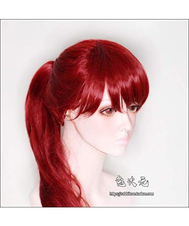 Anime Persona 5 Yoshizawa Kasumi Cosplay Wig | Long Red Ponytail | Heat Resistant Synthetic Hair + Wig Cap - Buy Online on SooperMarket.com
