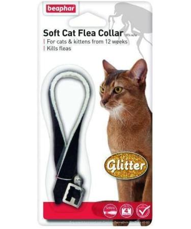 3XCat Flea Glitter Collar Black/Silver/Red - Buy Online on SooperMarket.com