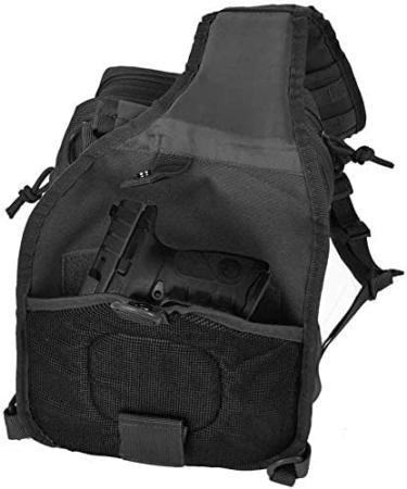 REEBOW GEAR Tactical Sling Backpack - Black Rover Shoulder Pack - Buy Online on SooperMarket.com